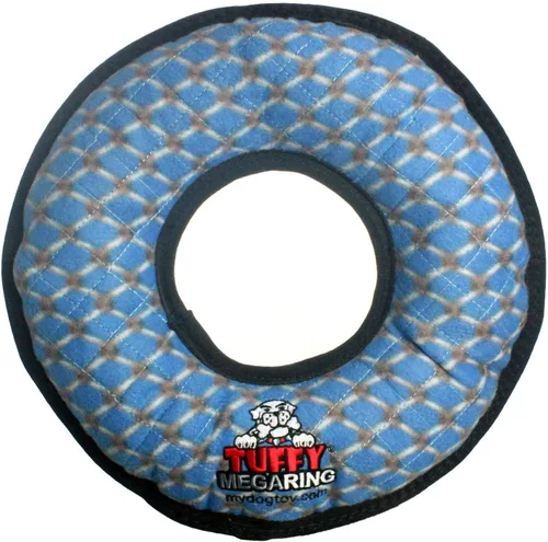 Vista 23 de TUFFY® Paquete de 2 juguetes de peluche ultra duraderos para perros Bone 2 eslabones de cadena de hueso azul