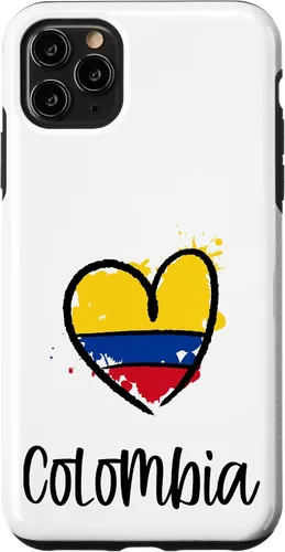 Vista 13 de Colombia Heart Art Cool South America Spanish Colombian Gift Case for iPhone 17