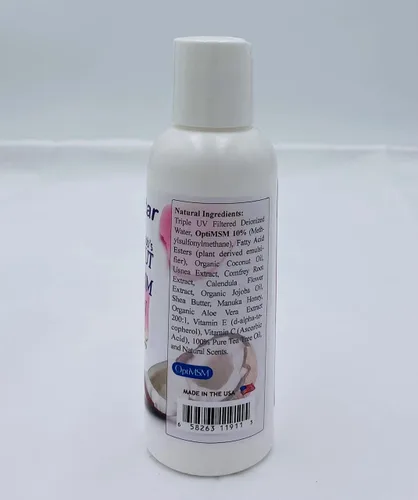 Vista 3 de MSM Loción - Rosa de Coco 4oz