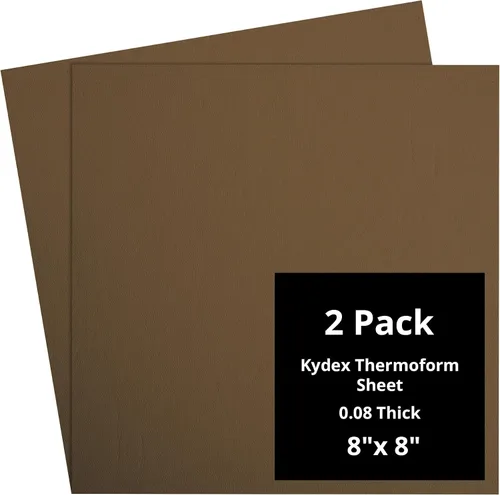 Vista 42 de Kydex Sheets - Solid Color DIY Kit for Crafting Holsters, Sheaths, and Mag Pouches - (8x8, 8x12, 12x12), Premium Thermoform Sheets - Thick, Durable
