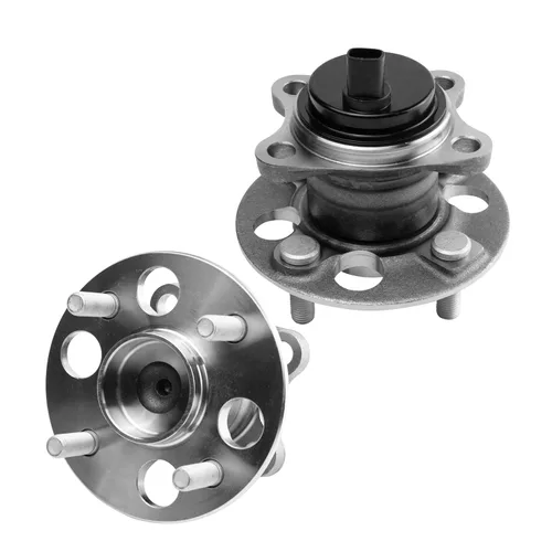 Vista 25 de Detroit Axle - Cojinete de rueda delantera y cojinete de rueda trasera para Honda Civic 1992-2000, Civic Del Sol 1993-1997, 4 lengüetas no ABS 1992