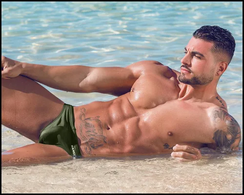 Vista 6 de Bang Men's Swimwear - Swim Mini Brief - Low Rise Fit Bikini Swimsuit