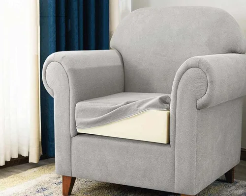 Vista 3 de YURRO Espuma de tapicería multiusos, cojín de espuma de alta densidad, almohadillas de asiento gruesas, hoja de acolchado de espuma viscoelástica