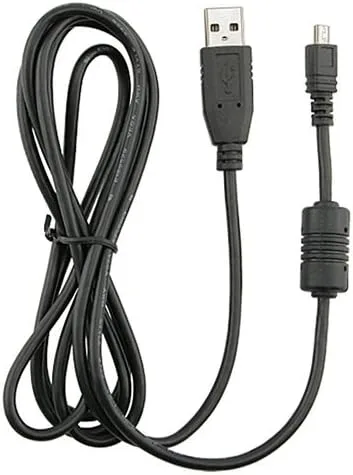 Vista 7 de Cable USB Nikon Coolpix L820 para cámara digital, cable de datos USB de 5 pies (8 pines), repuesto por General