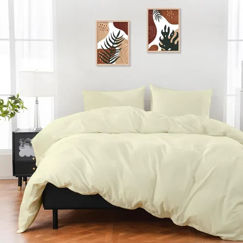 Vista 16 de ARlinen Funda de almohada tamaño Queen estándar, fundas de almohada de algodón sólido burdeos de 20 x 30 pulgadas