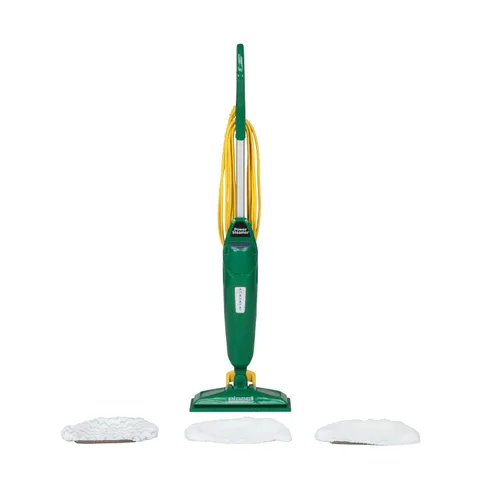 Vista 2 de Bissell Commercial -BGST1566 Steam Mop Power Steamer, 12.5 pulgadas de ancho, viene con dos almohadillas suaves para todos los días y una