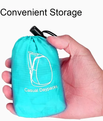 Vista 3 de Mochila impermeable para deportes al aire libre para acampar senderismo, gran capacidad verde
