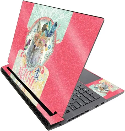 Vista 366 de MightySkins - Skin brillante con purpurina para Alienware M17 R3 (2020) y M17 R4 (2021) - Diversión de los años 90 Acabado duradero con purpurina