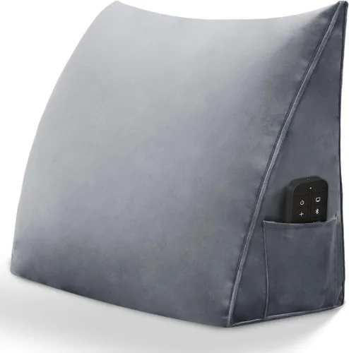 Vista 27 de Almohada de cabecero – Almohada de cama grande 3 en 1 como almohada de lectura de cuña, almohada grande para sofá cama o respaldo de apoyo, almohada