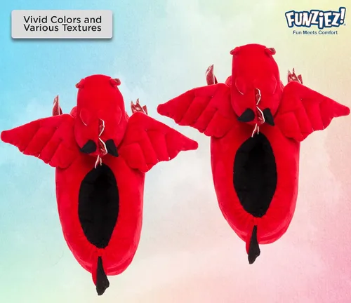 Vista 3 de Fuzzy Lobster Slippers for Women & Men, Pig, Fish, Sloth Funny House Shoes for Indoor & Outdoor, Animal Duck, Cute Novelty