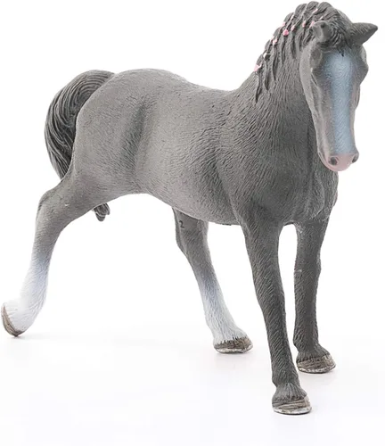 Vista 2 de Schleich Horse Club, juguetes realistas de caballos para niñas y niños, figura de juguete Trakehner Mare, a partir de 5 años