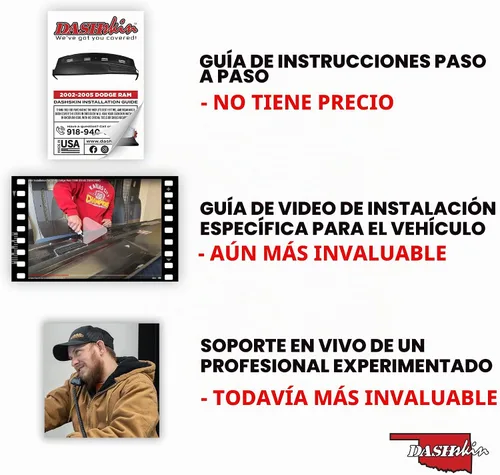 Vista 5 de DashSkin Tapa moldeada de dos piezas para salpicadero compatible con Dodge Ram 2002-2005 (Ram 2500 y 3500 2003-2005) en gris pizarra oscura gris