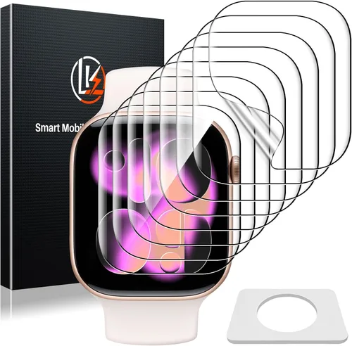 Vista 14 de LK Pack de 3 para Apple Watch Ultra 3 Protector de Pantalla 49mm [Cero-Falla] HD Top 9H Vidrio Templado Apple Watch Ultra / Ultra 2 Protector