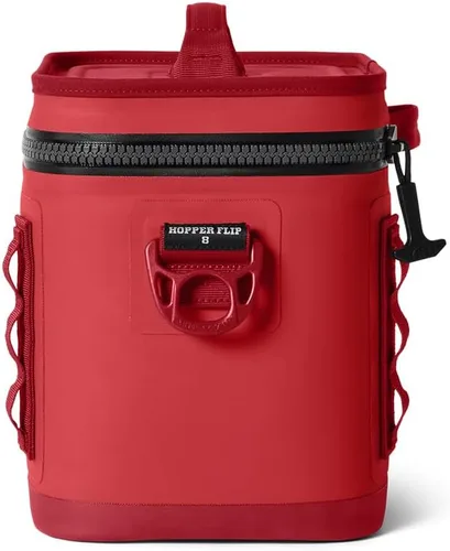 Vista 3 de YETI Hopper Flip 8 Hielera Suave Portátil Rojo rescate