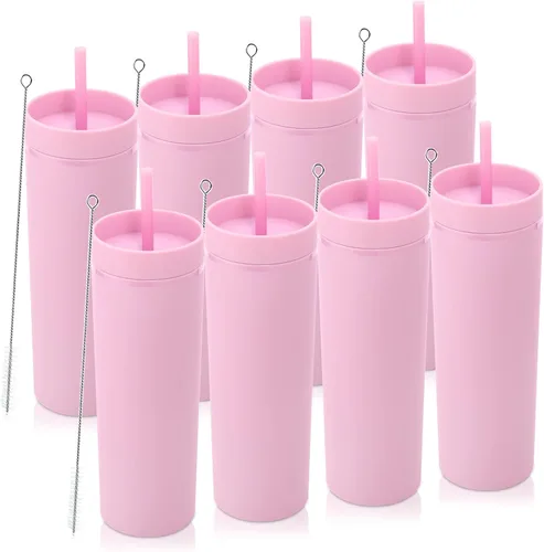 Vista 42 de Volhoply Vasos delgados de plástico de 20 onzas