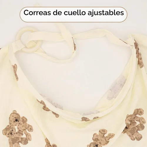 Vista 3 de Funda de lactancia de muselina para lactancia materna, transpirable, 100% algodón, fundas de lactancia de privacidad, funda multiusos para asiento
