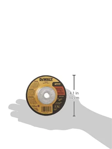 Vista 2 de DEWALT Rueda de molienda, de uso general para metal, 11.4 x 0.6 x 1.6 cm (DW4523)