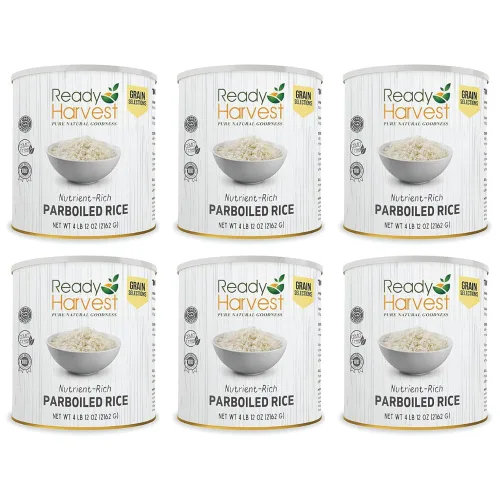 Vista 13 de Ready Harvest alimentos de emergencia para emergencias - Arroz blanco parboilizado Alimentos de supervivencia Artículos básicos de despensa