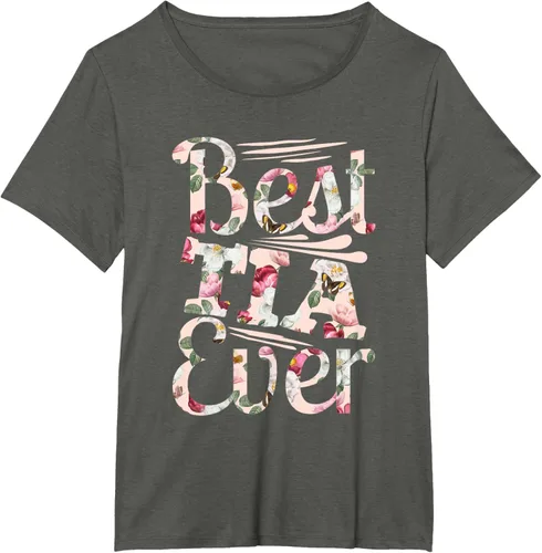 Vista 19 de Camiseta para mujer con texto en inglés "Best Tia Ever" Negro