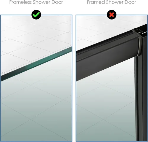 Vista 11 de Simtive Ganchos para Puerta de Ducha (Paquete de 2), Ganchos para Toallas para Baño de Vidrio Sin Marco para Squeegee, Negro