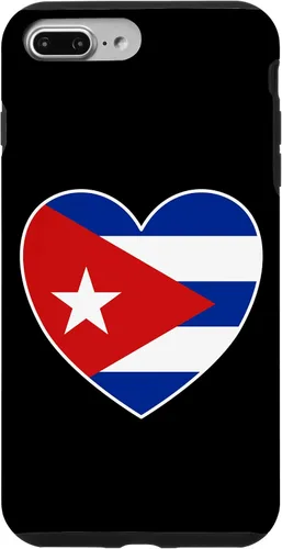 Vista 12 de iPhone 13 Pro Max I Heart Cuba - Divertida funda con bandera cubana