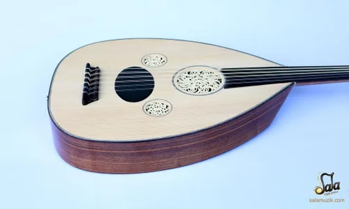 Vista 3 de Turco Profesional Medio Corte Eléctrico Oud Ud String Instrumento OUDE #4