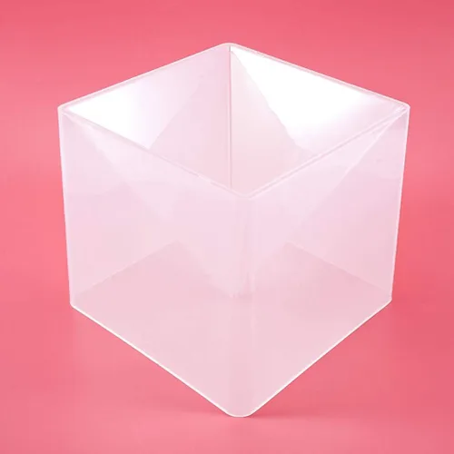 Vista 5 de DIY pirámide resina molde conjunto grande silicona 3D pirámide moldes decoración del hogar 15cm/5.9