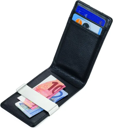Vista 3 de Troika Cartera plana negra con protección RIFD CCC1539LE