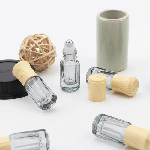 Vista 4 de 10 botellas de vidrio negro de 0.1 fl oz para aceites esenciales, mini rollo en frascos, cosméticos, contenedores de muestras de perfume, incluye