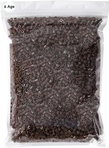 Vista 9 de Fuse Beads - 2000 cuentas de hierro fundido negro de 0.197 in, compatibles con Perler y Hama
