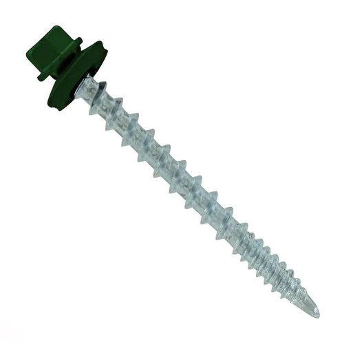 Vista 15 de Fasteners Plus ST Fastening Kwikseal Woodbinder Tornillos de Metal a Madera #10 X 1 Burgundy con Arandela de Goma EPDM, 250 Unidades - Diseñados