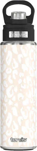 Vista 21 de Tervis Leopard Collection - Vaso aislado de doble pared hecho en Estados Unidos mantiene las bebidas frías y calientes, 16 onzas, paquete de 4