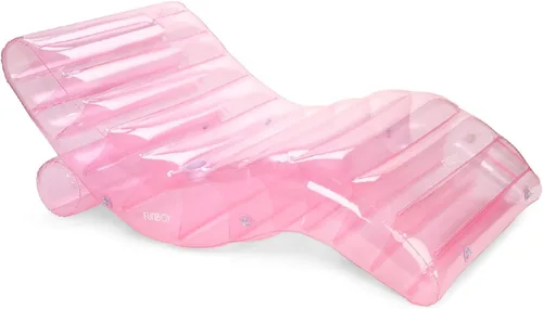 Vista 10 de FUNBOY Tumbona gigante súper transparente para piscina 1-2 Persona