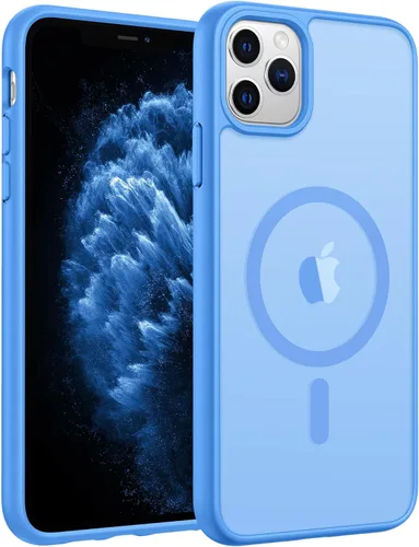 Vista 13 de FNTCASE - Funda para iPhone 16 Pro: magnética, mate, translúcida, de grado militar, protectora contra caídas, resistente, fina, duradera y a prueba