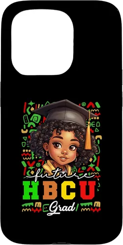 Vista 14 de Future HBCU Grad Black Girl Kids Graduation HBCU College Case for iPhone 16