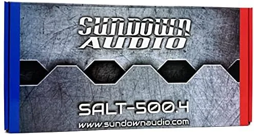 Vista 3 de Sundown Audio SALT-500.4 Serie 2000W RMS Amplificador de coche de 4 canales
