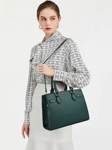 Vista 7 de Carteras y bolsos para mujer, bolso de mano de moda con asa superior