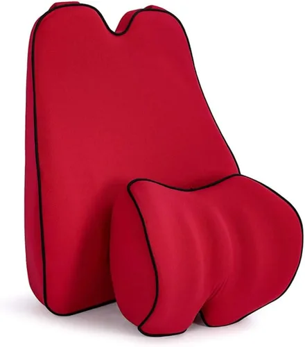 Vista 13 de Soporte lumbar de coche cojín de espuma viscoelástica con alivio del dolor de espalda para Ceed/GT/SW/PRO Cerato Venga Carens Soul 1 unids negro