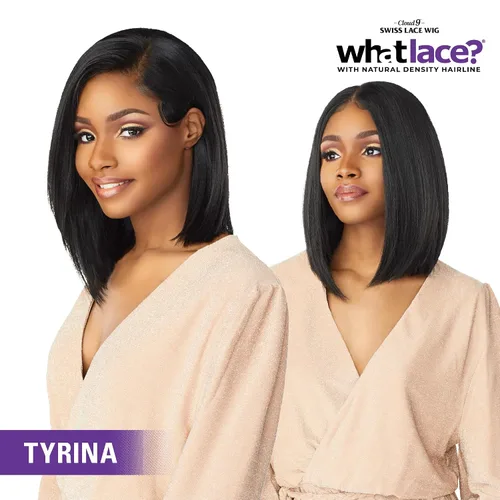 Vista 5 de Sensationnel What Lace Cloud9 Tyrina - Peluca de cabello sintético Encaje frontal, atado a mano, sintético, densidad natural, línea de cabello