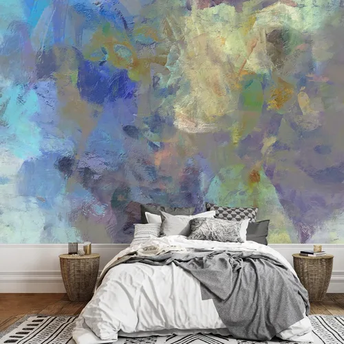 Vista 23 de wall26 Mural de pared Fondo abstracto de colores acrílicos - 66 pulgadas x 96 pulgadas