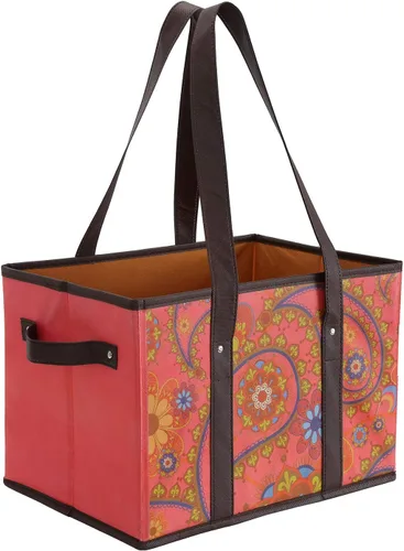 Vista 6 de Foraineam Juego de bolsas reutilizables para comestibles, bolsas de compras plegables y resistentes con fondo reforzado