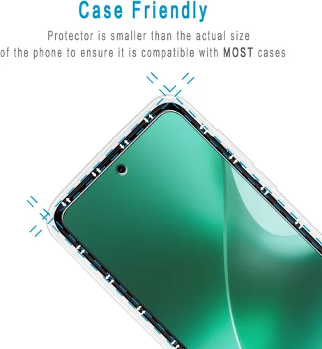 Vista 6 de Paquete de 2 protectores de pantalla de vidrio templado diseñados para Motorola Moto G Power 5G (2023), antiarañazos, sin burbujas
