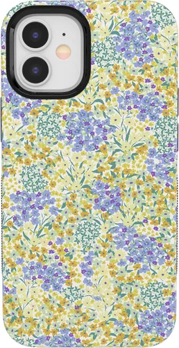 Vista 64 de Casely Funda para iPhone 12/12 Pro Funda de ondas metálicas negras y doradas con cobertura de 360 grados para tu teléfono, recortes precisos