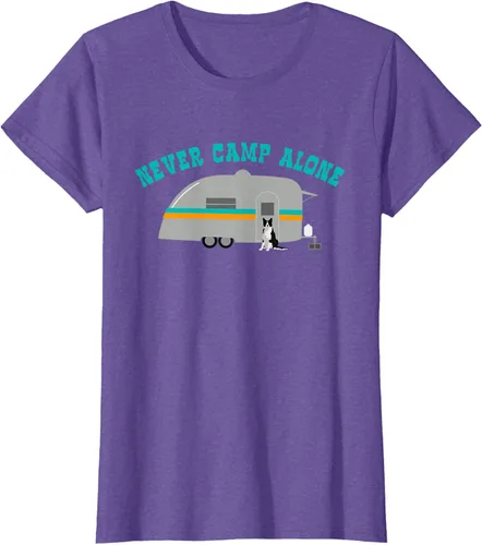 Vista 20 de Border Collie Gifts - Camiseta divertida de viaje para caravana, Azul / Patchwork, S