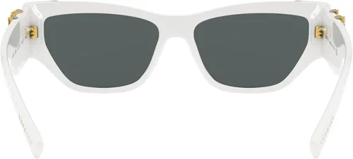 Vista 4 de Versace Gafas de sol para mujer marco blanco lentes gris oscuro 2205in Blanco