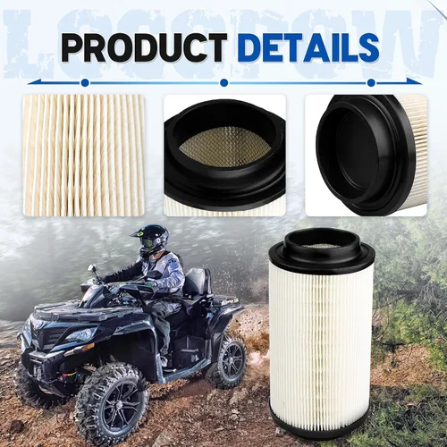 Vista 4 de Filtro de aire 7080595 para Polaris Sportsman 335 400 450 500 550 570 600 700 800 850 Scrambler Magnum repuestos de ATV Trail Boss Worker Xpedition