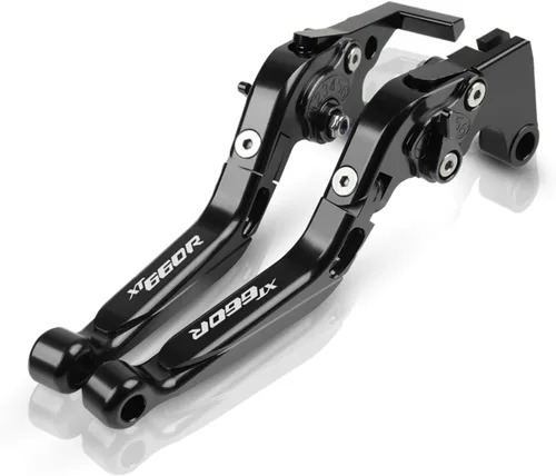 Vista 8 de Palanca de embrague de freno ajustable extensible para motocicleta Yamaha XT660R XT660 R 2014 2015 2016 2004-2017