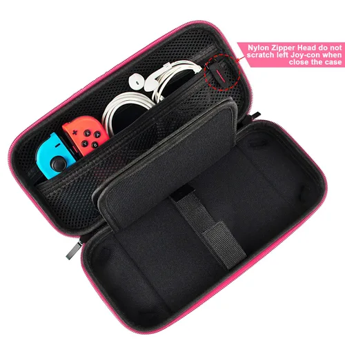 Vista 86 de daydayup Switch Carrying Case Compatible with Nintendo Switch 2, with 24 Games Cartridges Protective Hard Shell Travel Carrying Case Pouch for