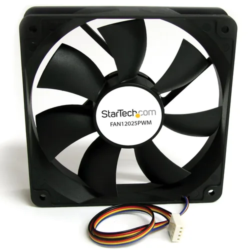 Vista 10 de StarTech.com Ventilador de repuesto para carcasa de computadora con rodamiento de bolas de 2.362 x 0.394 in con conector TX3, 3 pines, negro