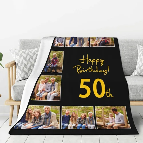 Vista 58 de JCETUNO Regalos personalizados de San Valentín para él y ella, mantas personalizadas con foto, mantas de fotos personalizadas, mantas de fotos